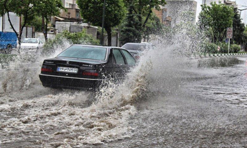 پیش بینی آب گرفتگی معابر و باد شدید در استان گلستان