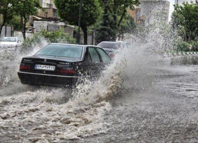 پیش بینی آب گرفتگی معابر و باد شدید در استان گلستان