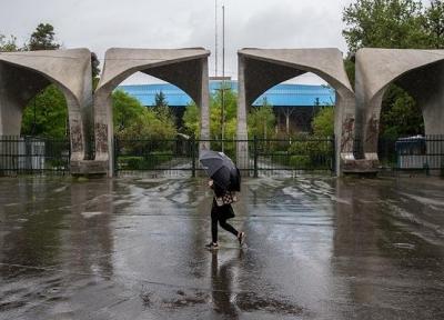 تداوم بارش ها و کاهش نسبی دما در کشور